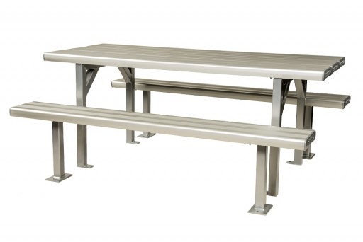 Winton Snack Bar Table and Seat Setting